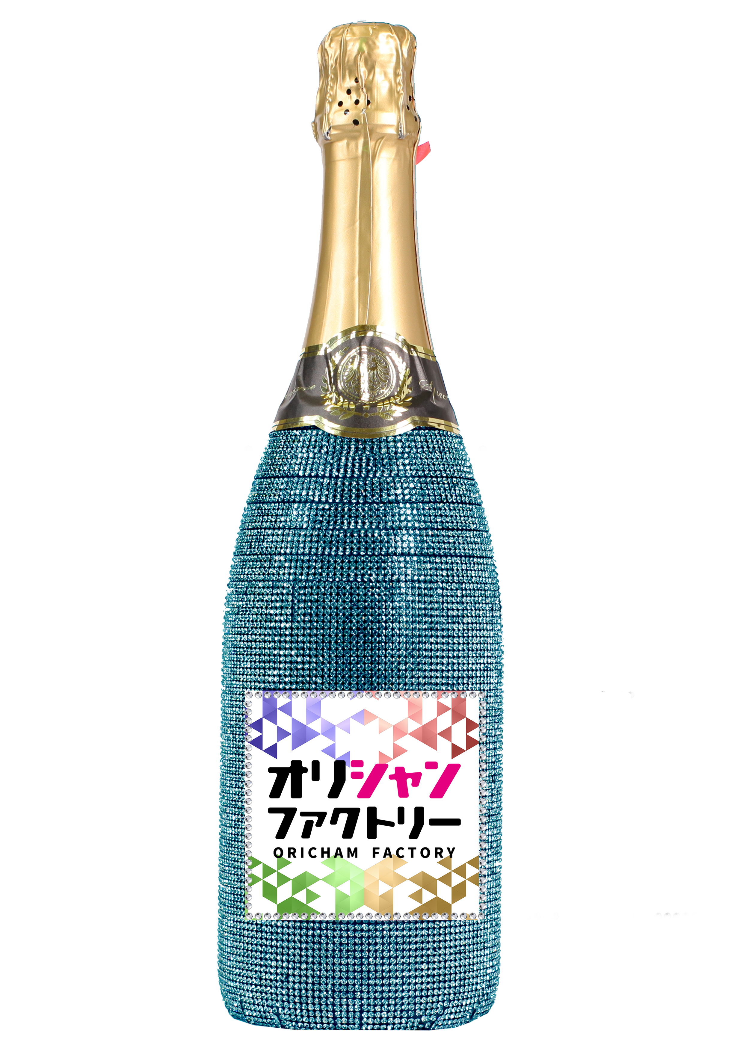 全面キラキラボトル+ラベル付き【オリシャン】 | オリシャンファクトリー