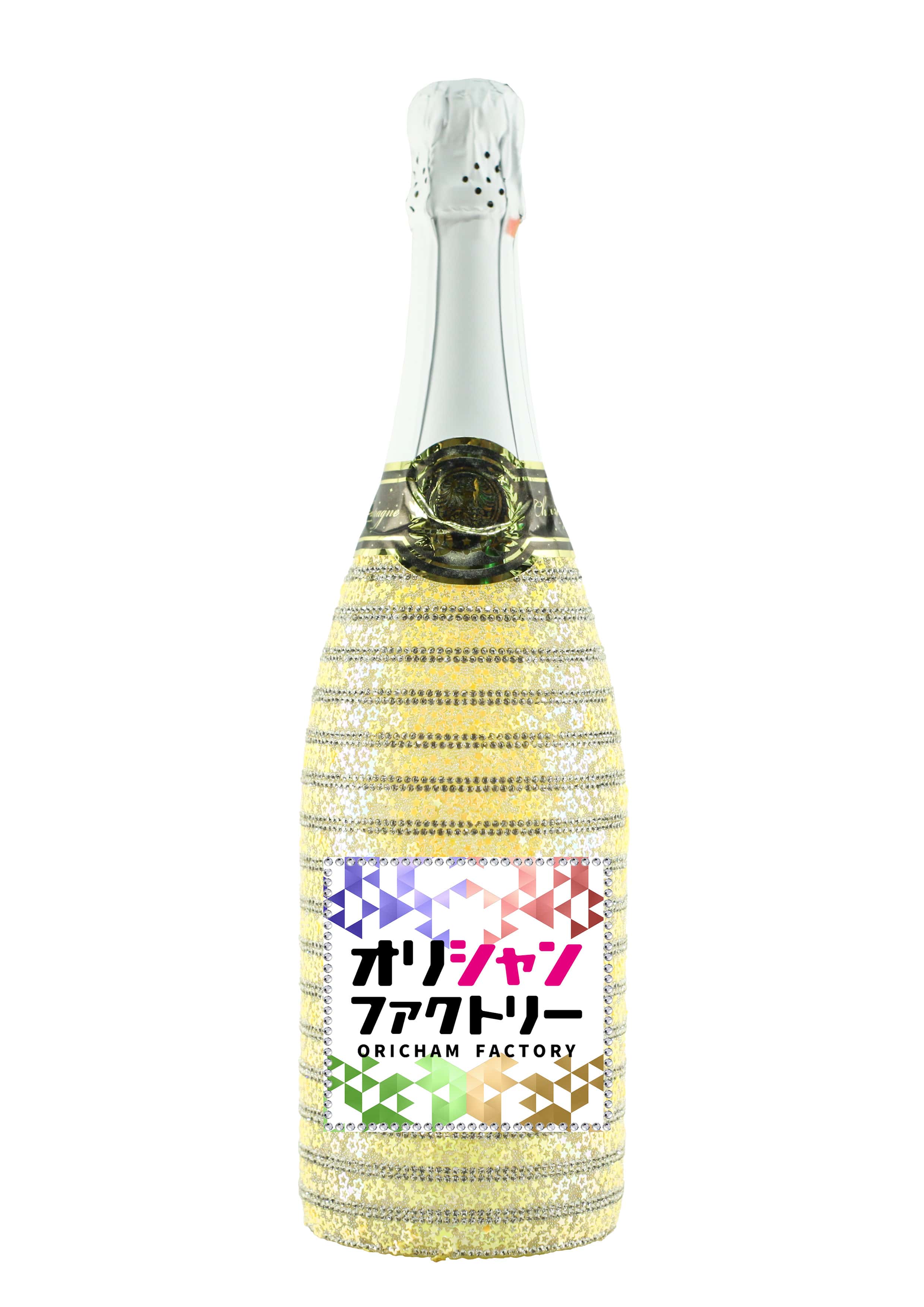 全面キラキラボトル+ラベル付き【オリシャン】 | オリシャンファクトリー
